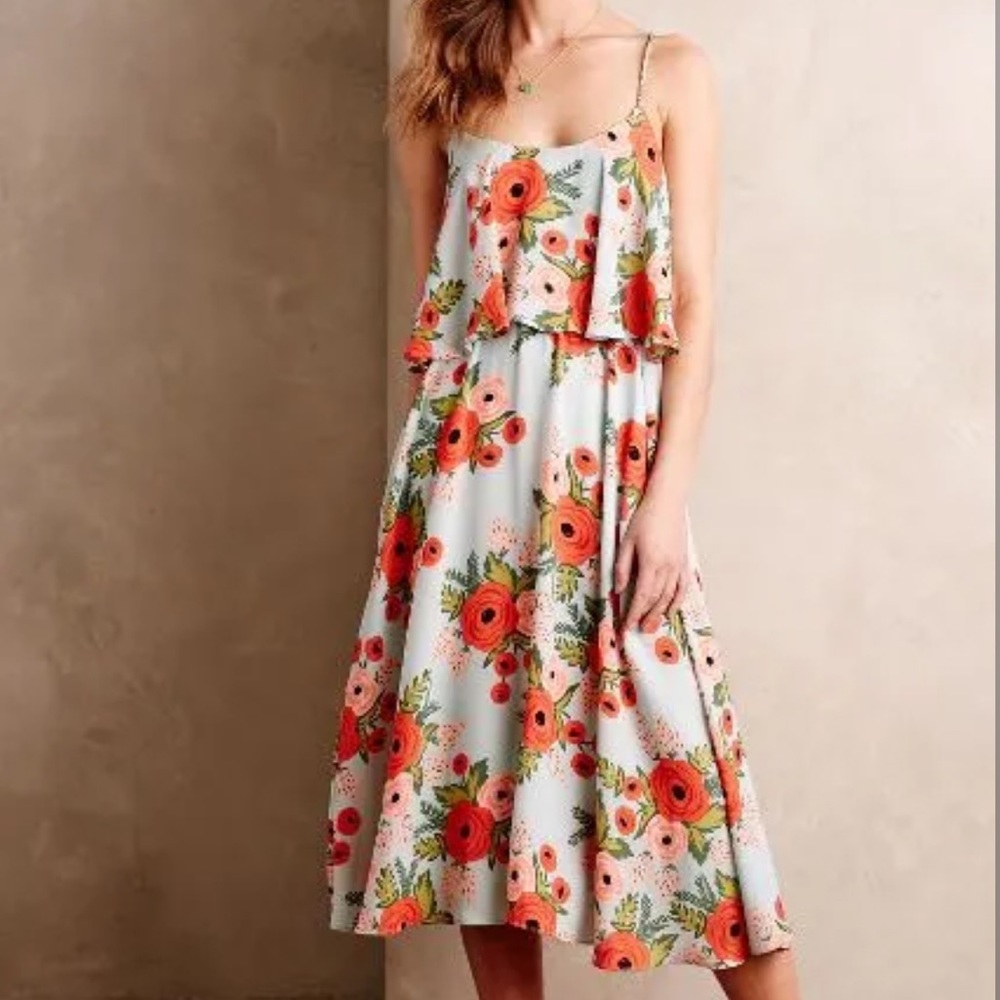 Paper Crown + Rifle Paper Co. Poppy Field Dress
